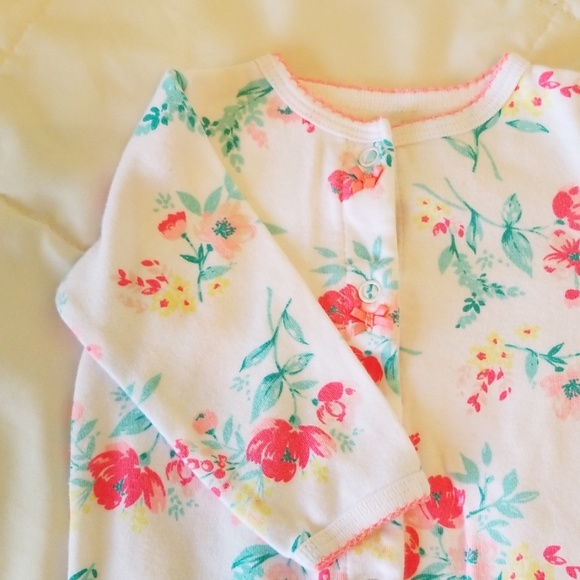 Carter's Floral Onesie - Picture 1 of 4